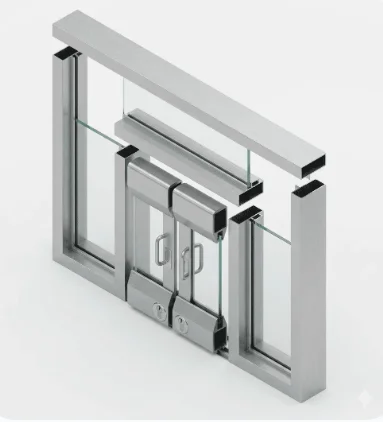 Puerta Con Vidrio Templado